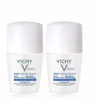 Vichy 24HR Deodorant Dry Touch Sensitive Skin 2 x 50ml