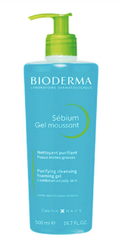BIODERMA Sebium Gel Moussant for Oily Skin 500 mL